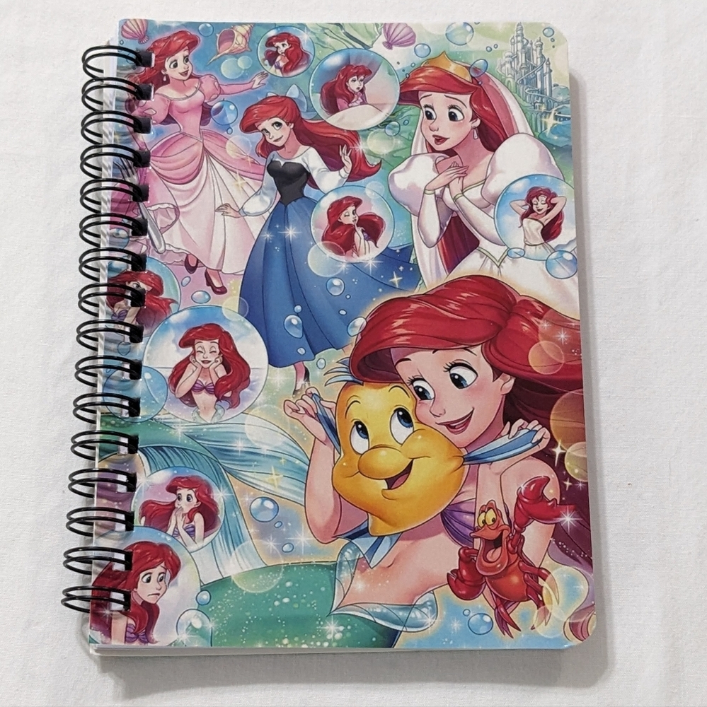 Disney Little Mermaid Ariel Small Spiral Notebook, NEW